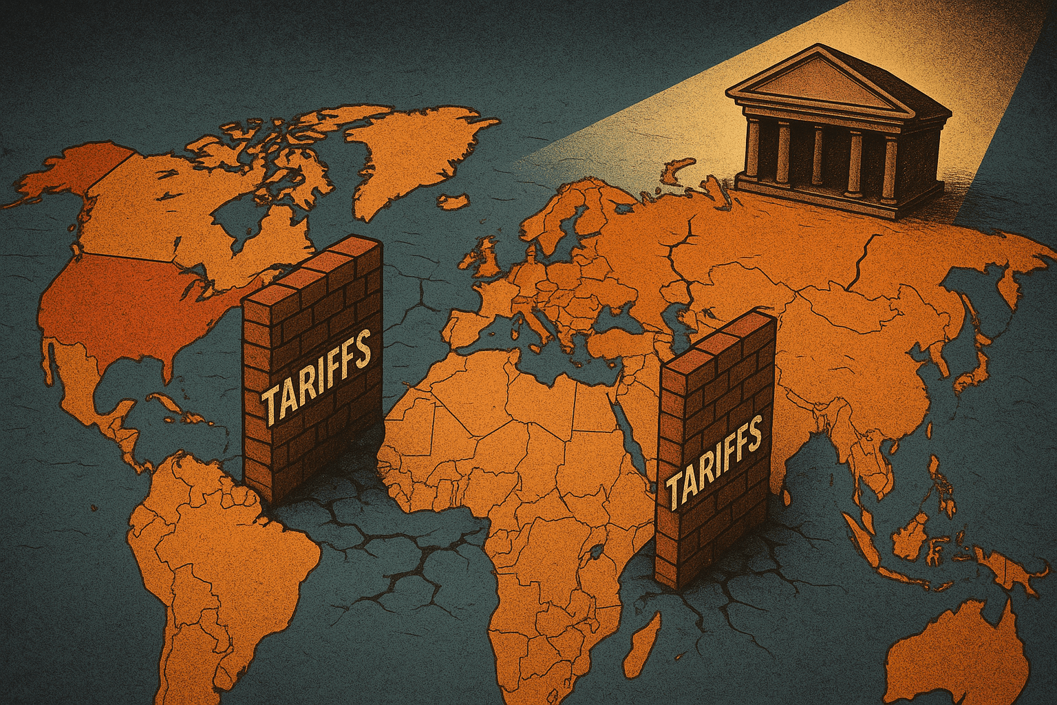 2025 में अमेरिकी टैरिफ से वैश्विक व्यापार में अव्यवस्था